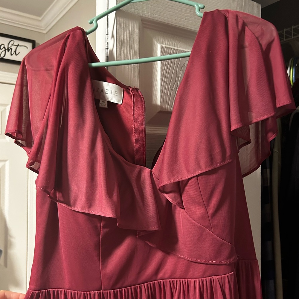 Azazie Rose Gown